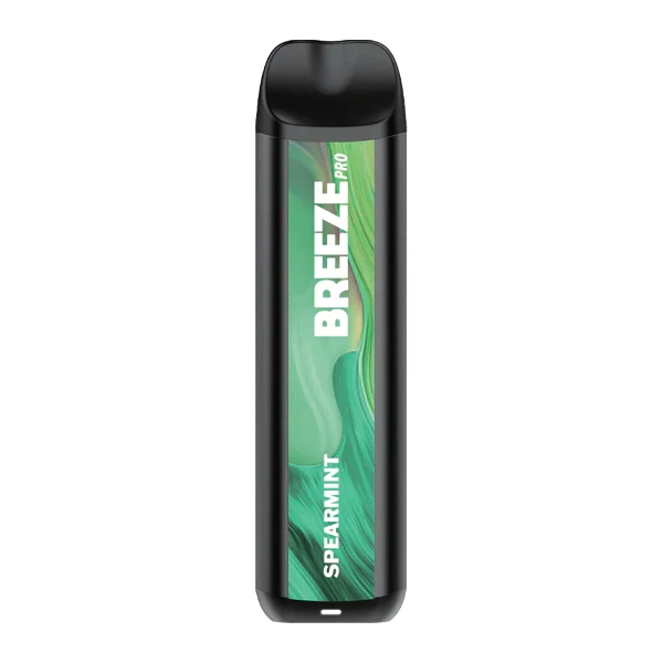 Breeze Spearmint disposable vape with mesh coil