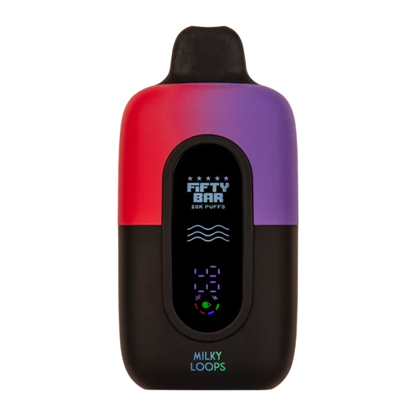 fruit loops vape Milky Loops Fifty Bar 20K product display