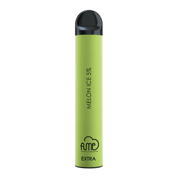 A close-up of a disposable vape with a flavor label, representing best foger vape flavors