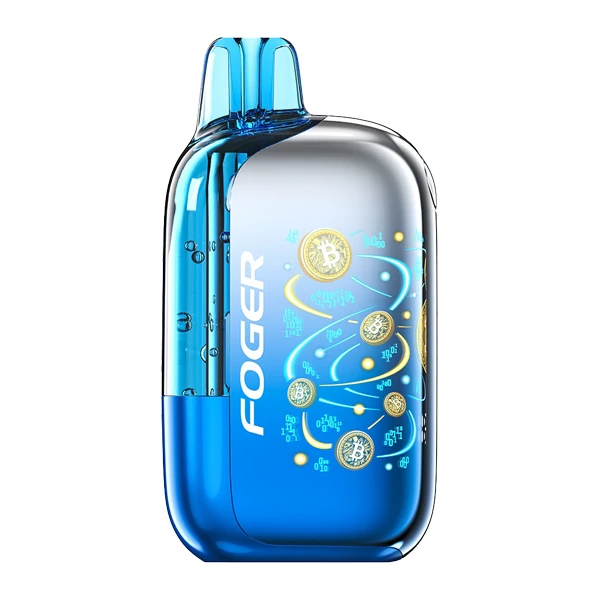 foger vape lights meaning Blue Razz Ice FOGER BIT 35K with LED indicator in blue