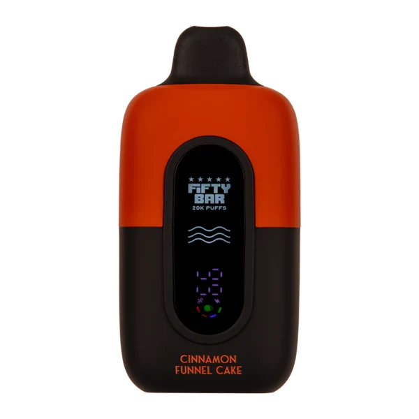frosted amber twist cinnamon funnel cake vape