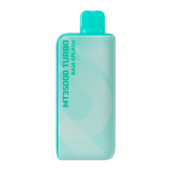 A sleek mini unicorn device held in a hand, showing its compact size