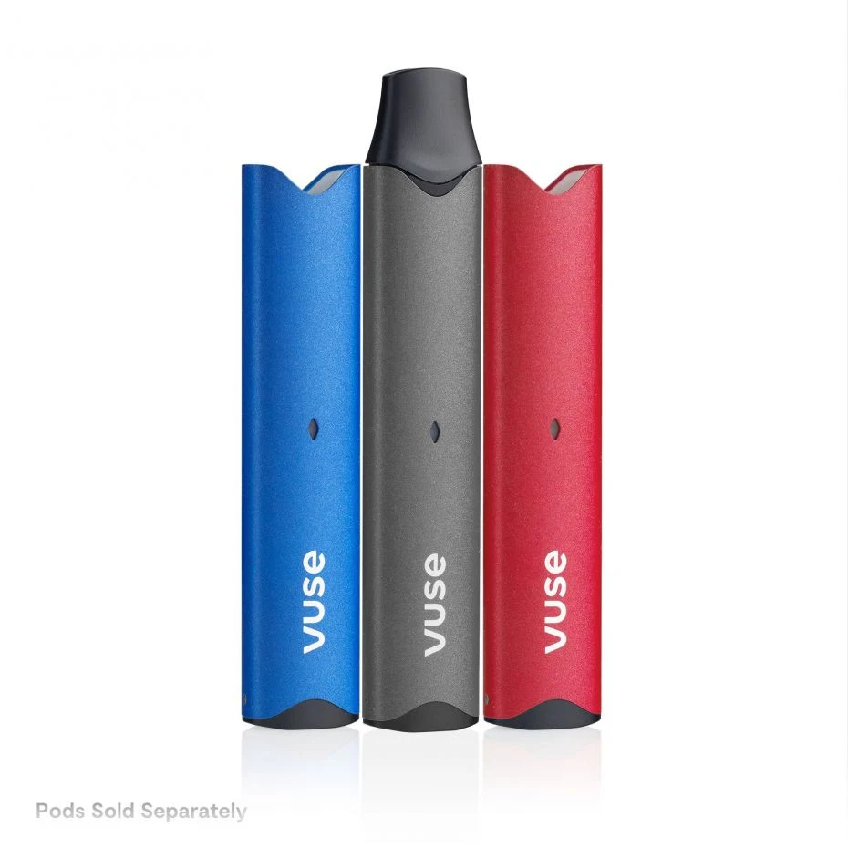 A close-up of a ryl vape price tag on a display shelf with flavor descriptions