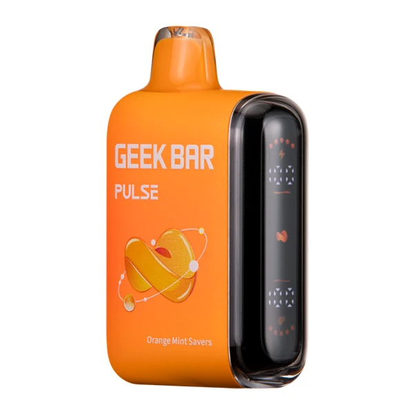 Orange Mint Saver Geek Bar Pulse – premium alternative to a puffco knockoff
