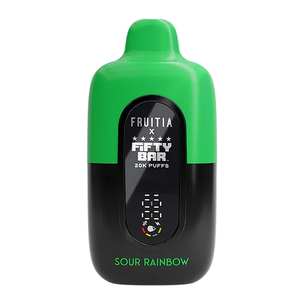 Sour Rainbow FRUITIA X Fifty Bar 20K collaboration product image